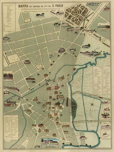 Mappa da Capital da Província de S. Paulo